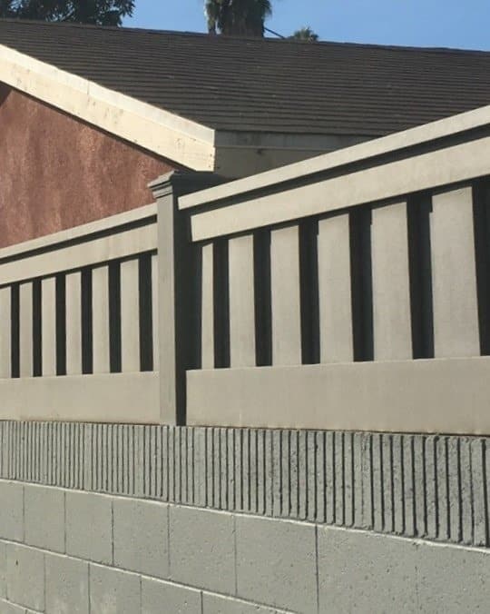 Vinyl Block Wall Topper Fence Does A PVC Fence Increase Value Of My